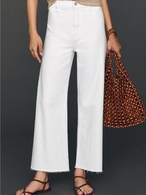 Pistola Penny White High-Rise Wide-Leg Jeans